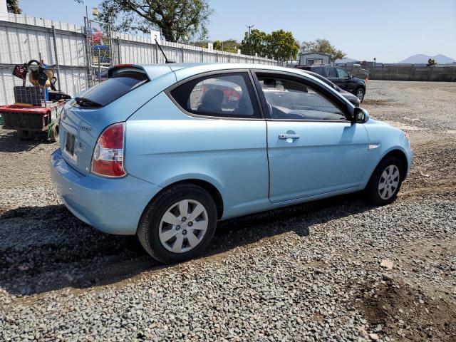 KMHCM3AC2BU200350 - 2011 HYUNDAI ACCENT GL BLUE photo 3