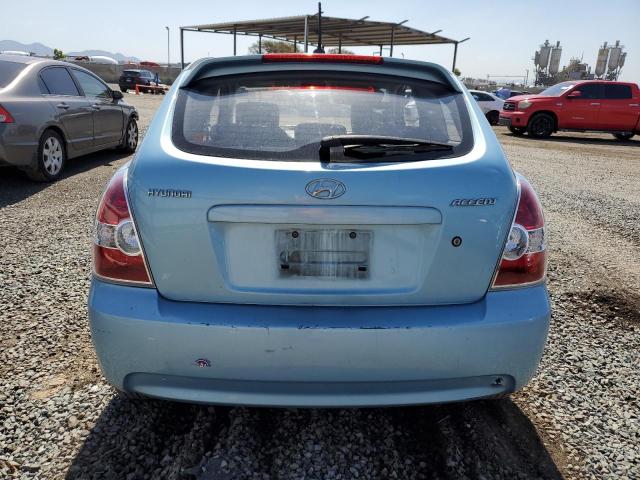 KMHCM3AC2BU200350 - 2011 HYUNDAI ACCENT GL BLUE photo 6