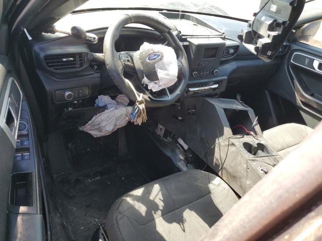 1FM5K8AB9MGB46548 - 2021 FORD EXPLORER POLICE INTERCEPTOR 黑色 照片 8