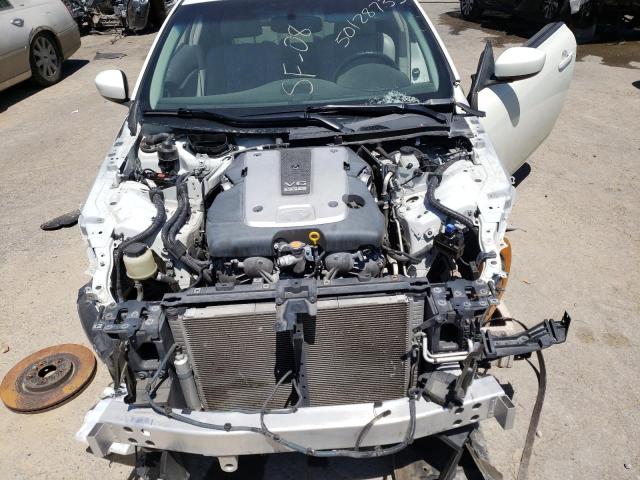 JNKCV64E98M105811 - 2008 INFINITI G37 BASE WHITE photo 11