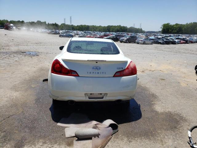 JNKCV64E98M105811 - 2008 INFINITI G37 BASE WHITE photo 6