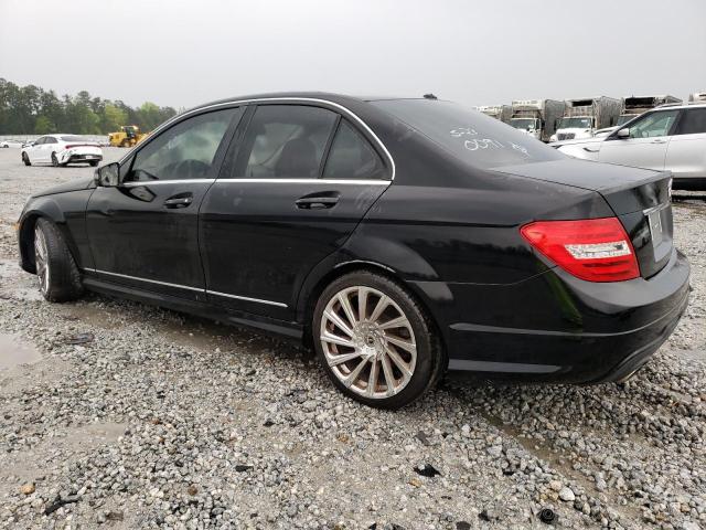 WDDGF4HB3DR250091 - 2013 MERCEDES-BENZ C 250 BLACK photo 2