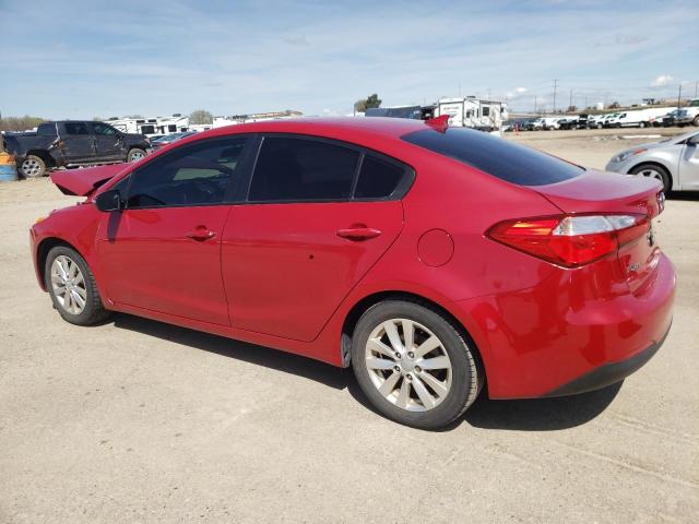 KNAFX4A68G5443734 - 2016 KIA FORTE LX RED photo 2