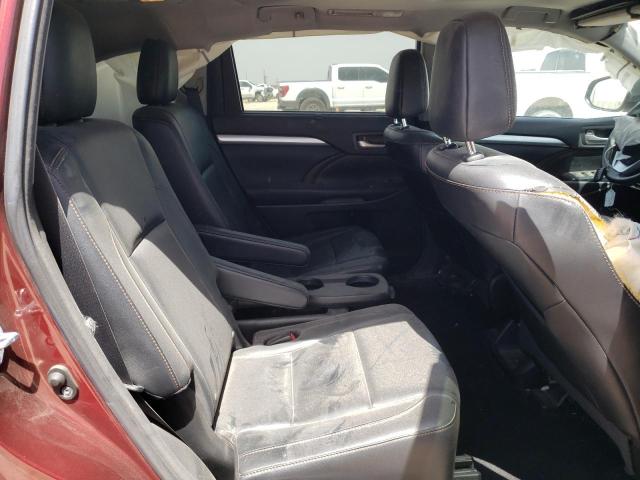 5TDKKRFH8GS156329 - 2016 TOYOTA HIGHLANDER XLE BURGUNDY photo 11
