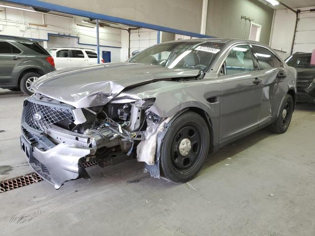 1FAHP2MK5EG124470 - 2014 FORD TAURUS POLICE INTERCEPTOR GRAY photo 1