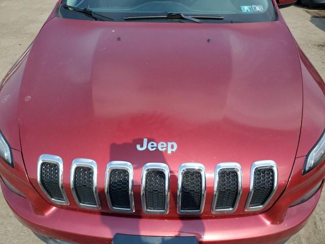 1C4PJMCB6FW546453 - 2015 JEEP CHEROKEE LATITUDE RED photo 11