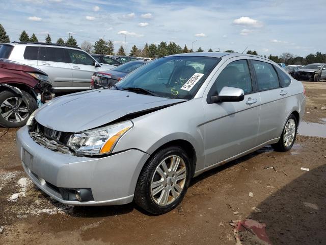 1FAHP3HN3BW204071 - 2011 FORD FOCUS SEL SILVER photo 1