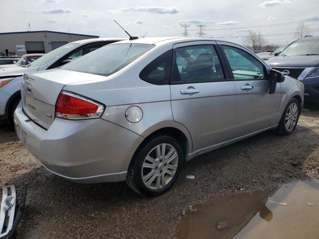 1FAHP3HN3BW204071 - 2011 FORD FOCUS SEL SILVER photo 3