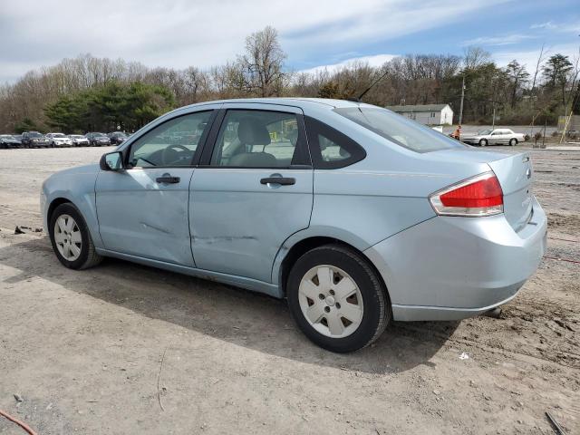 1FAHP34N59W199827 - 2009 FORD FOCUS S BLUE photo 2