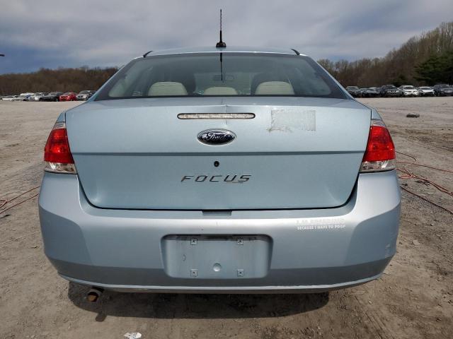 1FAHP34N59W199827 - 2009 FORD FOCUS S BLUE photo 6