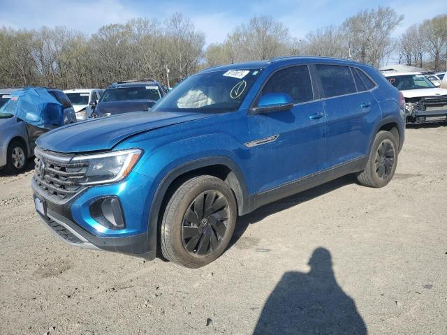 1V2JE2CA2RC210518 - 2024 VOLKSWAGEN ATLAS CROS SE BLUE photo 1