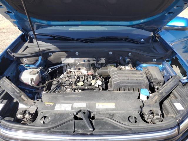 1V2JE2CA2RC210518 - 2024 VOLKSWAGEN ATLAS CROS SE BLUE photo 12