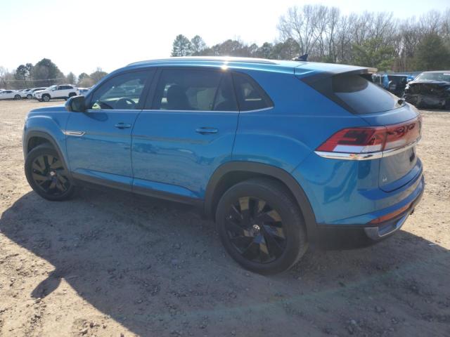 1V2JE2CA2RC210518 - 2024 VOLKSWAGEN ATLAS CROS SE BLUE photo 2