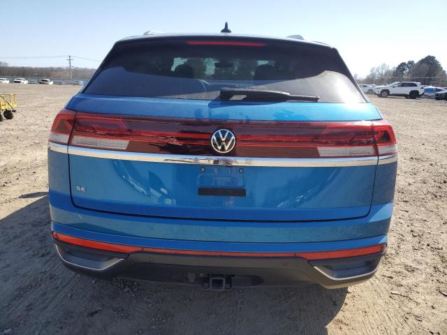 1V2JE2CA2RC210518 - 2024 VOLKSWAGEN ATLAS CROS SE BLUE photo 6