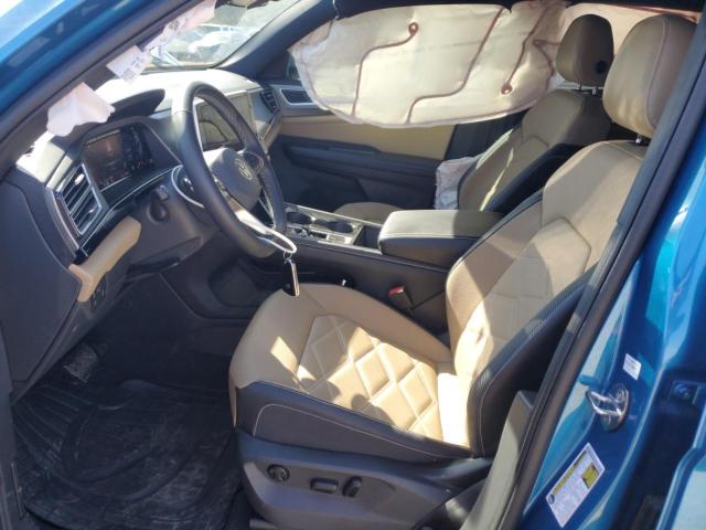 1V2JE2CA2RC210518 - 2024 VOLKSWAGEN ATLAS CROS SE BLUE photo 7