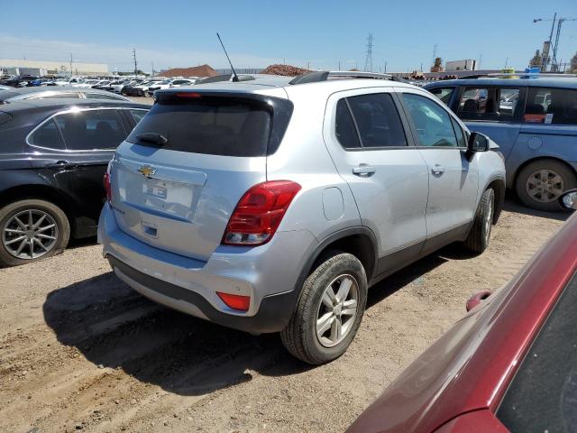 KL7CJPSM0NB519867 - 2022 CHEVROLET TRAX 1LT SILVER photo 3