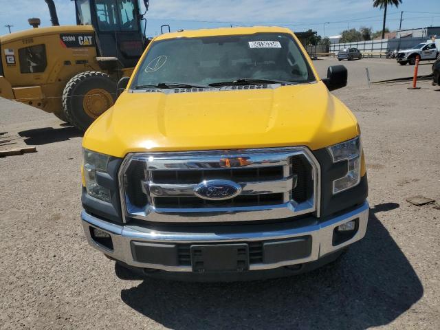 1FTFX1EF7GKF21689 - 2016 FORD F150 SUPER CAB YELLOW photo 5