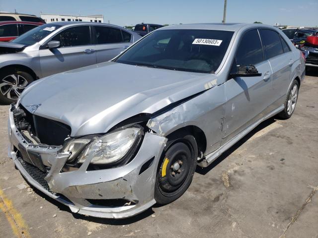 WDDHF8JB8DA714271 - 2013 MERCEDES-BENZ E 350 4MATIC SILVER photo 1