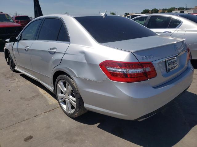 WDDHF8JB8DA714271 - 2013 MERCEDES-BENZ E 350 4MATIC SILVER photo 2