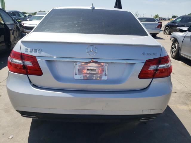 WDDHF8JB8DA714271 - 2013 MERCEDES-BENZ E 350 4MATIC SILVER photo 6