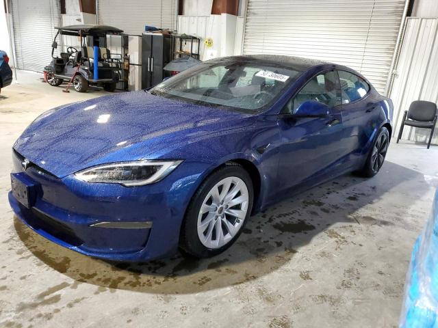 5YJSA1E53RF543714 - 2024 TESLA MODEL S BLUE photo 1