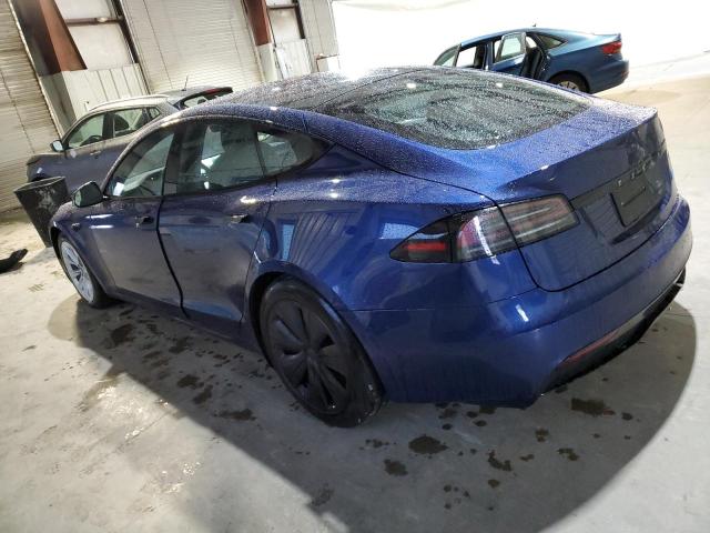 5YJSA1E53RF543714 - 2024 TESLA MODEL S BLUE photo 2