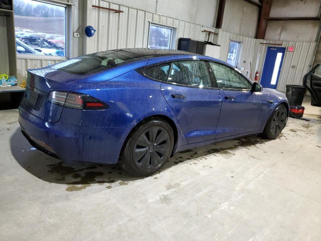 5YJSA1E53RF543714 - 2024 TESLA MODEL S BLUE photo 3