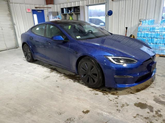 5YJSA1E53RF543714 - 2024 TESLA MODEL S BLUE photo 4