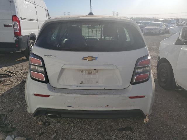 1G1JG6SH1J4102755 - 2018 CHEVROLET SONIC WHITE photo 6