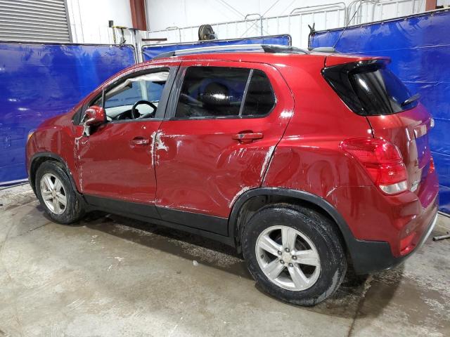 KL7CJLSM1MB375429 - 2021 CHEVROLET TRAX 1LT BURGUNDY photo 2