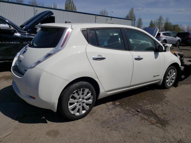 1N4BZ0CP7HC303090 - 2017 NISSAN LEAF S WHITE photo 3