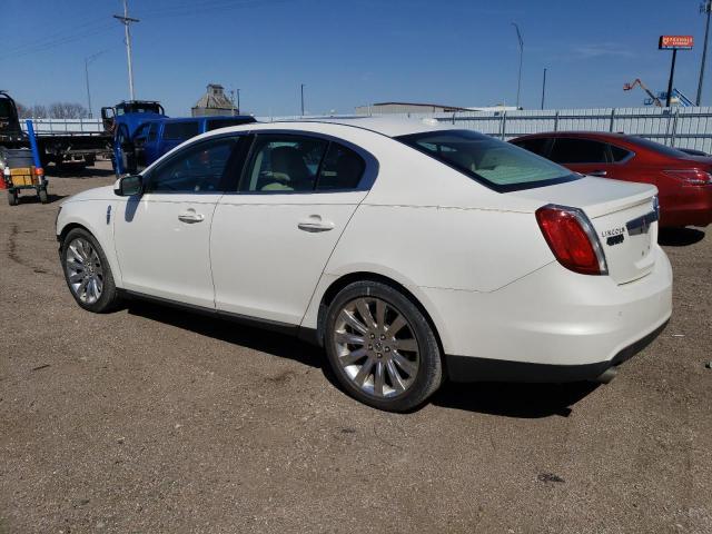 1LNHM94R29G625262 - 2009 LINCOLN MKS WHITE photo 2