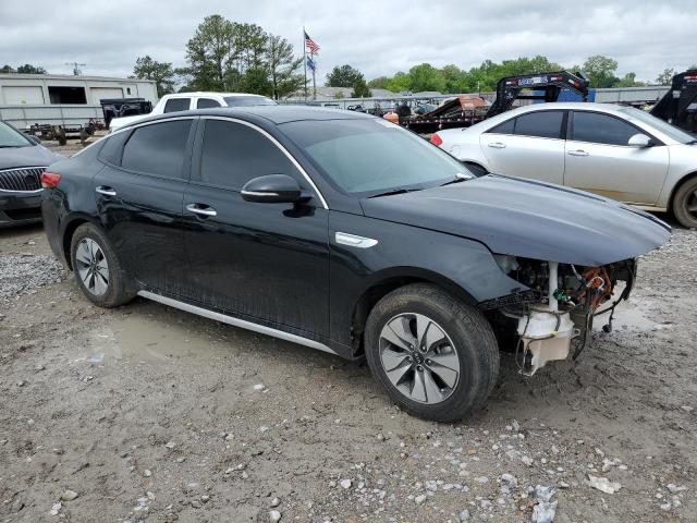 KNAGT4LC8H5005316 - 2017 KIA OPTIMA HYBRID BLACK photo 4