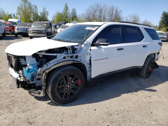 1GNEVKKW6MJ102821 - 2021 CHEVROLET TRAVERSE PREMIER WHITE photo 1