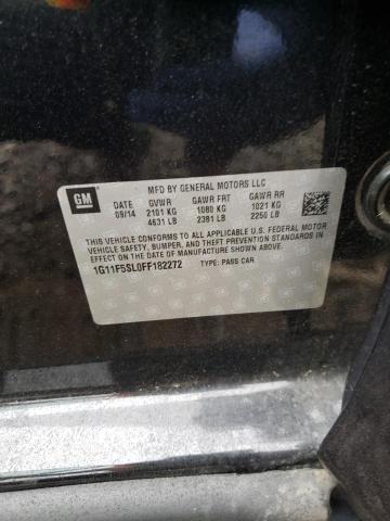 1G11F5SL0FF182272 - 2015 CHEVROLET MALIBU LTZ 黑色 照片 12