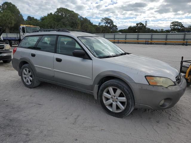 4S4BP61C067361014 - 2006 SUBARU LEGACY OUTBACK 2.5I SILVER photo 4