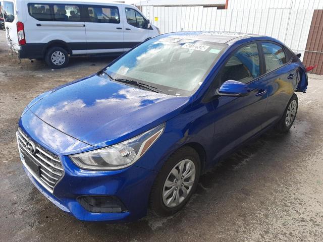 3KPC24A61ME137155 - 2021 HYUNDAI ACCENT SE BLUE photo 1