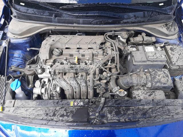 3KPC24A61ME137155 - 2021 HYUNDAI ACCENT SE BLUE photo 11