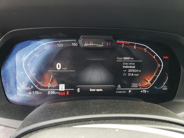 5UXCR6C55KLK84321 - 2019 BMW X5 XDRIVE40I WHITE photo 9