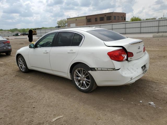 JN1CV6AR5DM753037 - 2013 INFINITI G37 WHITE photo 2