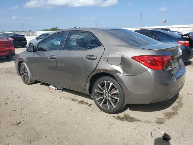 2T1BURHE3HC840907 - 2017 TOYOTA COROLLA L GRAY photo 2