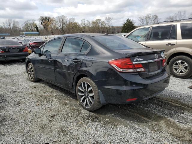 2HGFB2F94FH509925 - 2015 HONDA CIVIC EXL BLACK photo 2