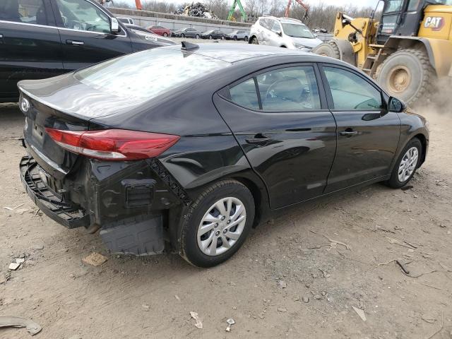 KMHD74LF3HU396753 - 2017 HYUNDAI ELANTRA SE BLACK photo 3