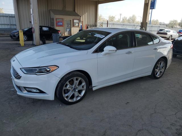 3FA6P0K96HR209312 - 2017 FORD FUSION TITANIUM WHITE photo 1