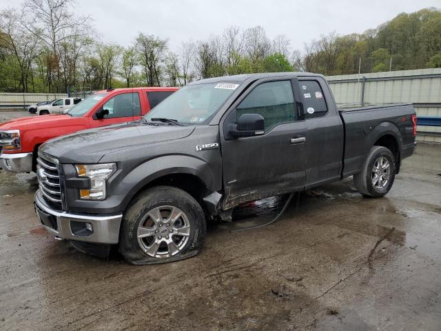 1FTEX1EPXGKF43156 - 2016 FORD F150 SUPER CAB GRAY photo 1