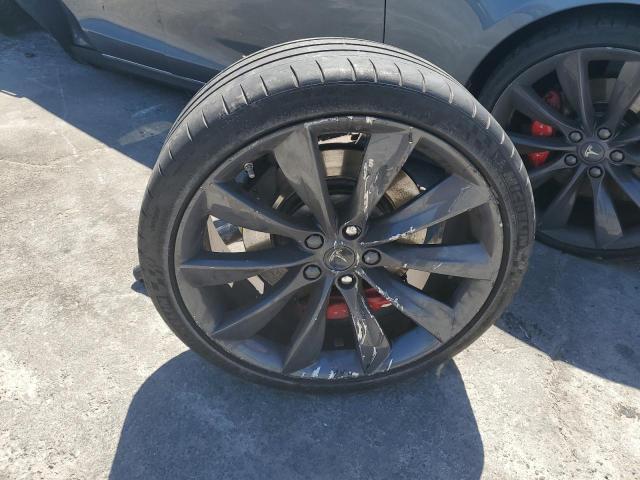 5YJSA1CP1DFP26946 - 2013 TESLA MODEL S GRAY photo 12