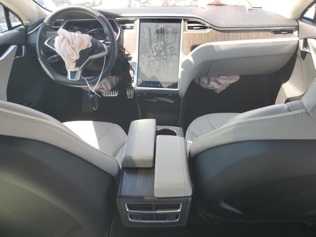 5YJSA1CP1DFP26946 - 2013 TESLA MODEL S GRAY photo 8