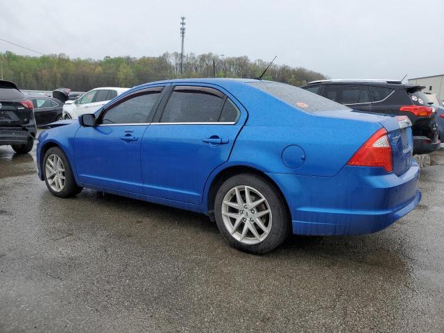 3FAHP0JA6CR136696 - 2012 FORD FUSION SEL BLUE photo 2