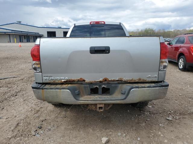 5TBBV54168S503818 - 2008 TOYOTA TUNDRA DOUBLE CAB SILVER photo 6