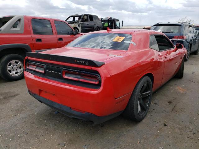 2C3CDZC9XJH177835 - 2018 DODGE CHALLENGER SRT HELLCAT RED photo 3